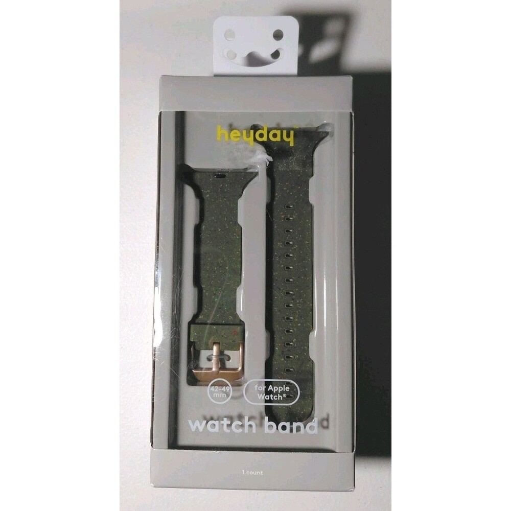 Apple Watch Silicone Band 42-49mm - Heyday Olive Speckle
